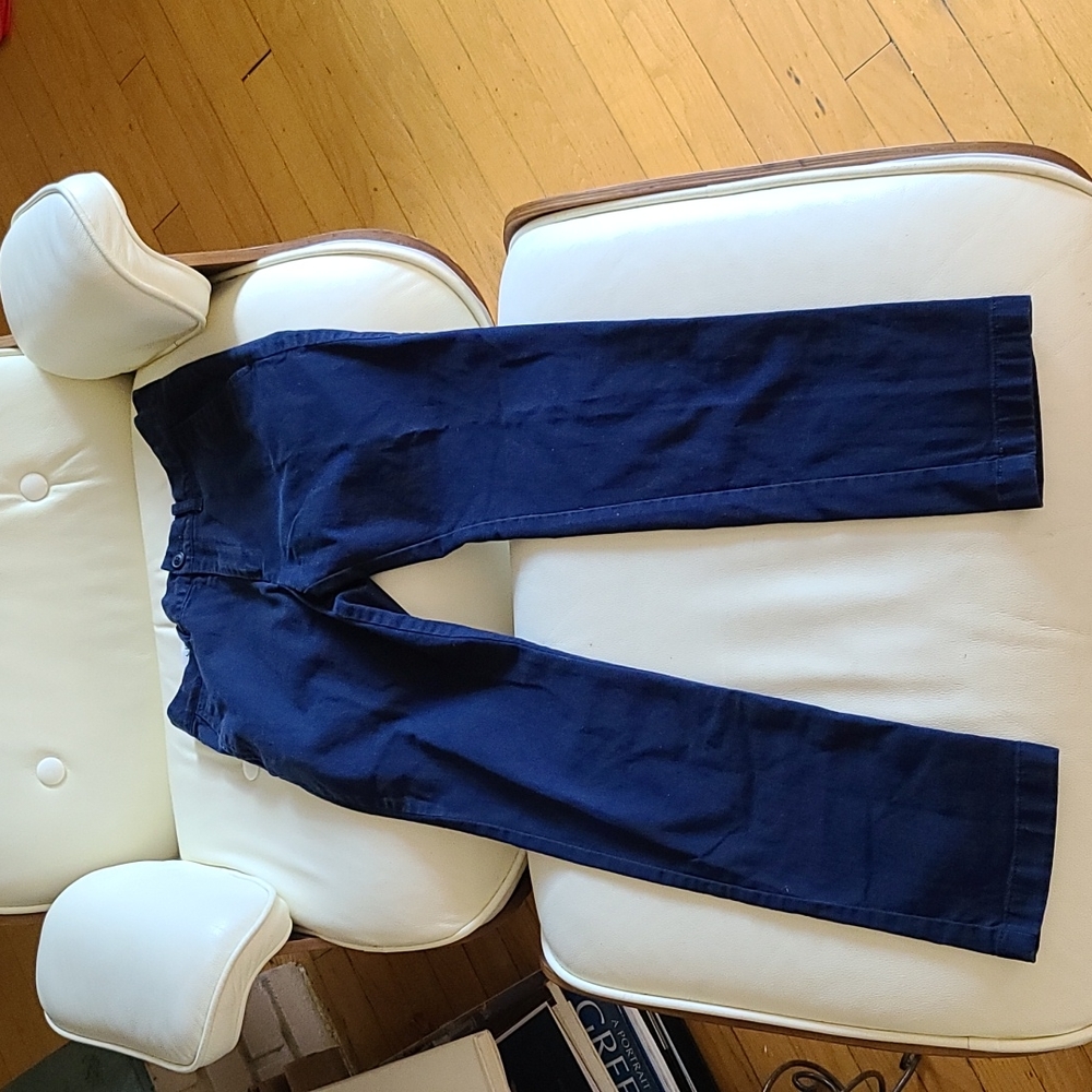J Crew crewcut stretch blue pants